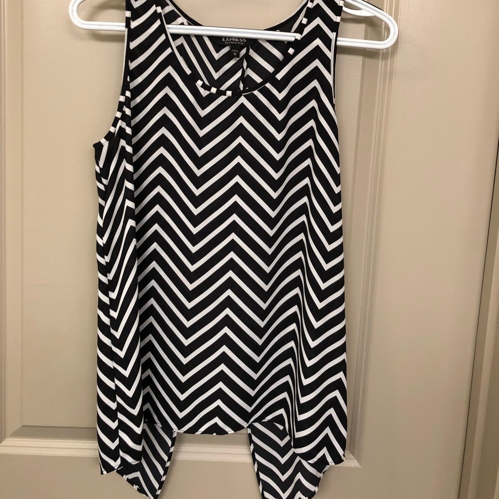 Split back tank top